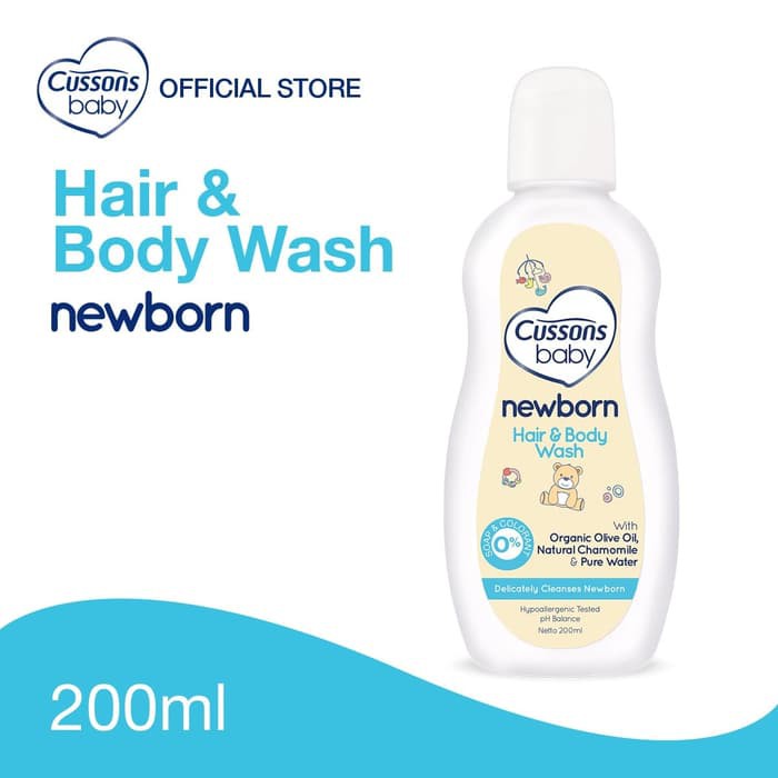 CUSSONS BABY NEWBORN HAIR BODY WASH LOTION CREAM