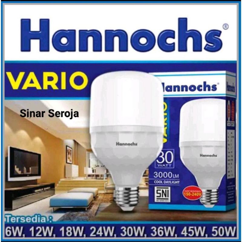 Jual Lampu LED / Bohlam LED Hannochs VARIO 6 Watt / 12 Watt / 18 Watt ...