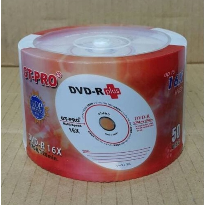 Jual DVD-R Plus GT-Pro 16x DVD Kosong Disc Blank / DVD-R GT-Pro Plus ...