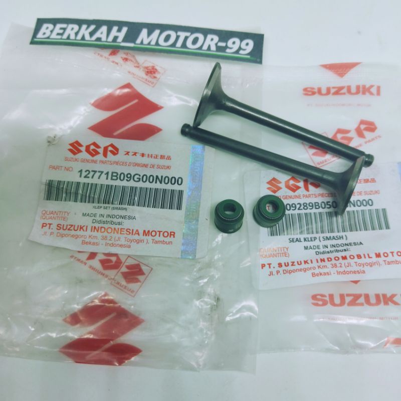 Jual Payung Klep Plus Seal Klep Set Suzuki Smash Titan Shogun Sp