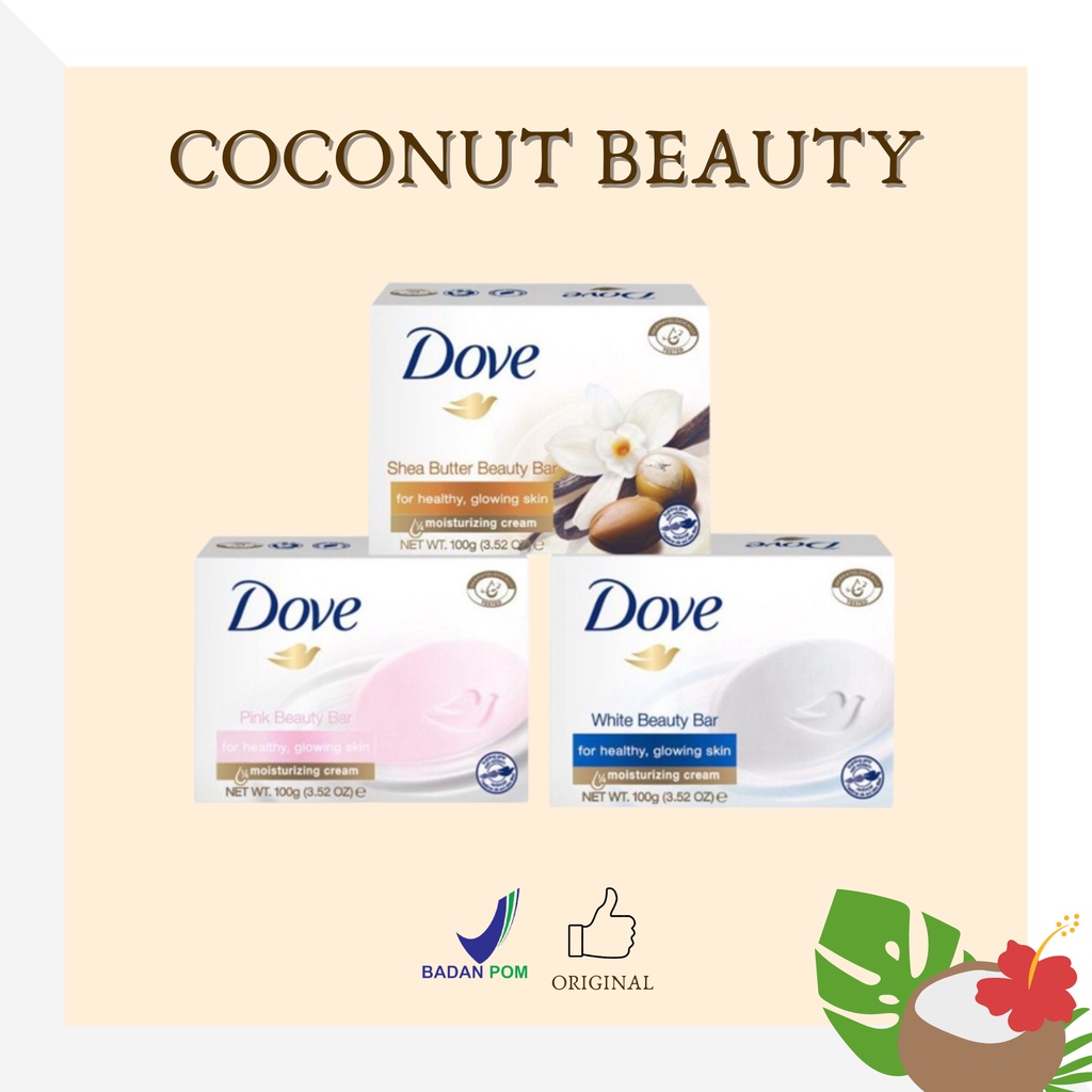 Jual Dove Bar Soap Shea Butter Pink White Sabun Batang 100 Gr Shopee