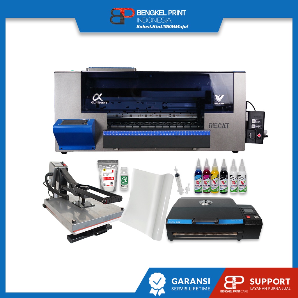 Jual Paket Mesin Printer Riecat Alfa Dtf Gen Oven Dtf Shopee