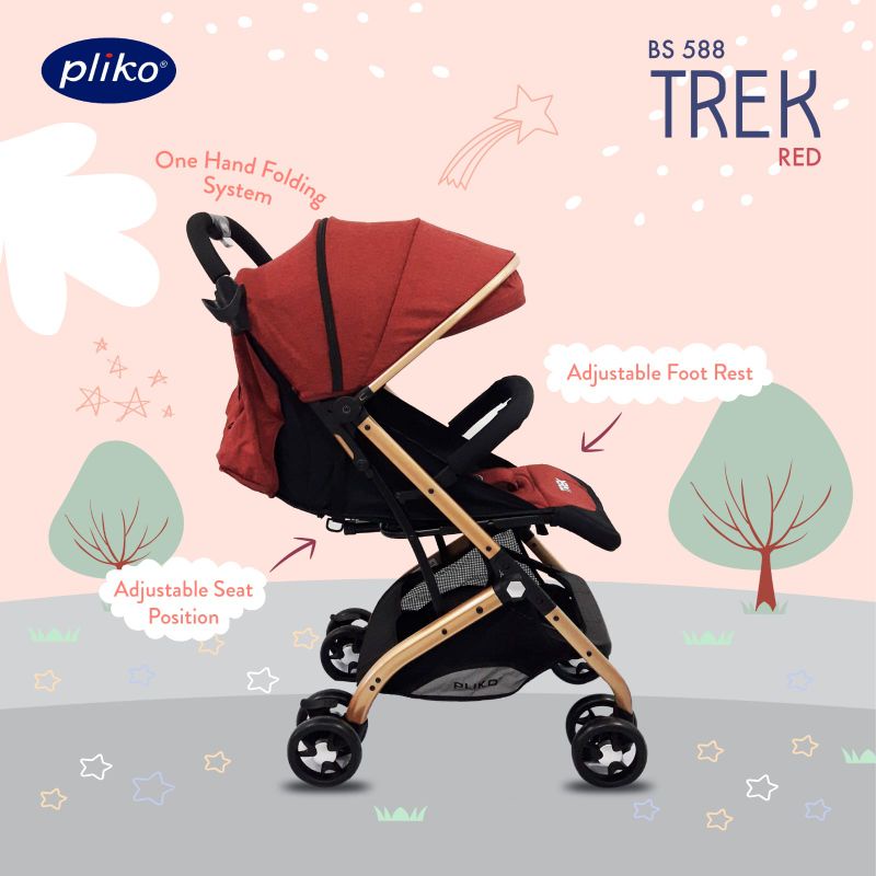 Stroller cheap pliko trek