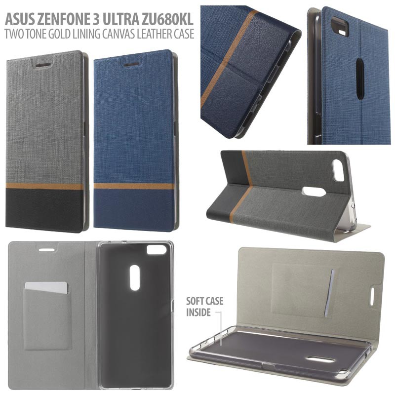 Custodia Portafoglio in Pelle PU Compatibile con Asus Zenfone 3 Ultra