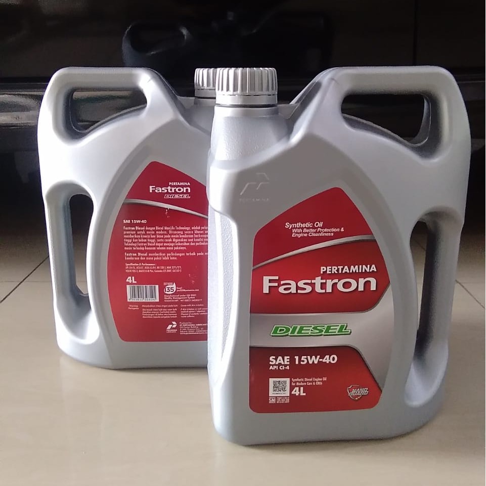 Jual Oli Mesin Pertamina Fastron Diesel SAE 15W-40 - 4 liter 1 GALON ...