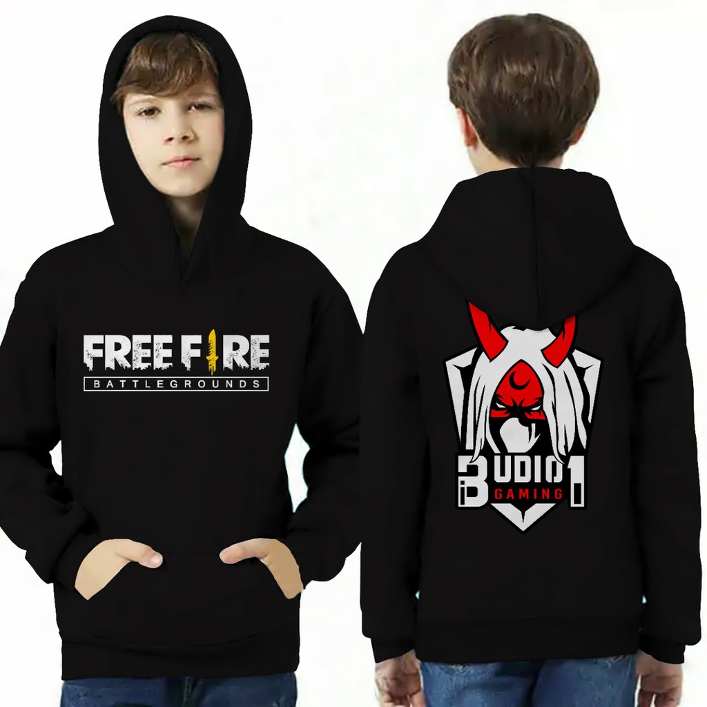 Jual Hoodie Free Fire Budi01 Anak / Hoodie anak / Jaket free fire anak
