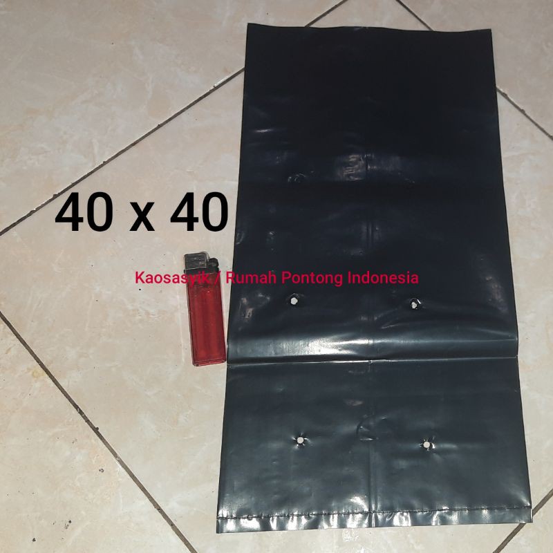Jual Polybag 40 x 40 / 1 Lembar Tebal / polibek / Polybek Tanam Super ...