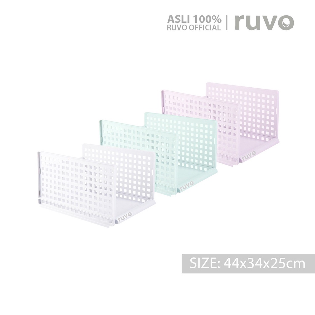 Jual RUVO Rak Laci Lipat Storage Box Susun Tempat Penyimpanan Pakaian ...