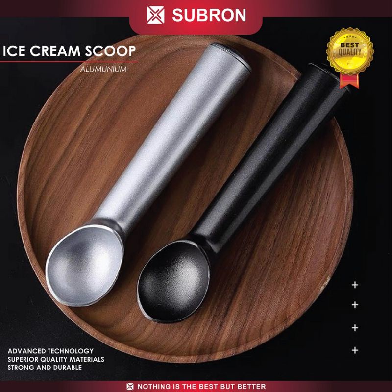 Jual SUBRON Ice Cream Scoop Sendok Sekup Es Krim Aluminium Anti Lengket ...