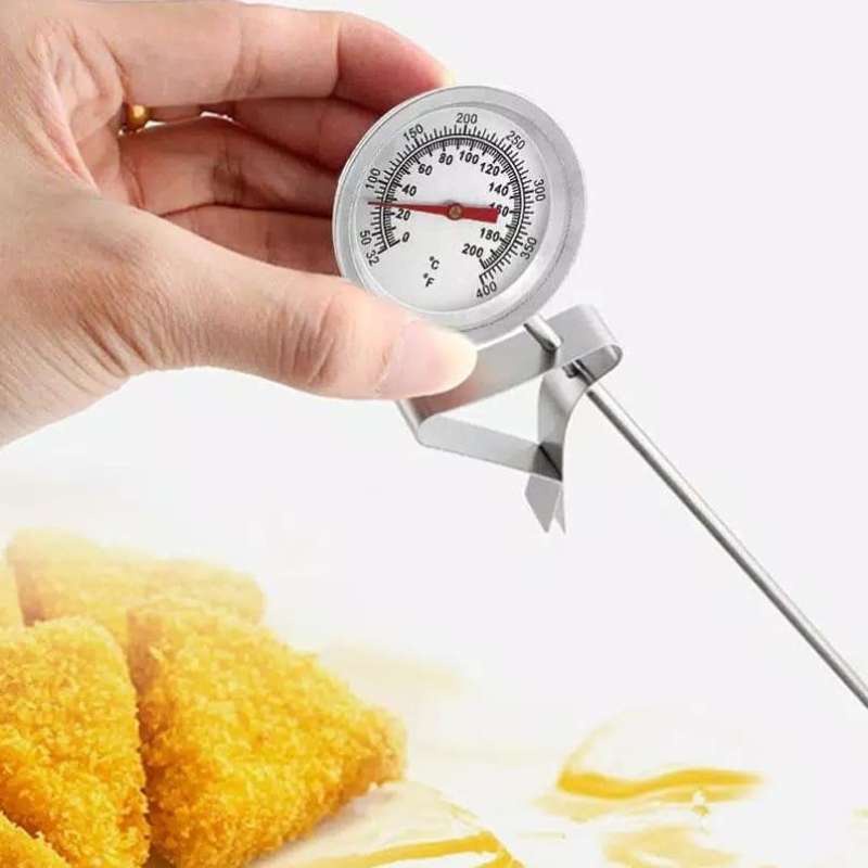 Jual (BAHAN STAINLESS PREMIUM) Termometer Masak Mekanik Jarum Pengukur ...