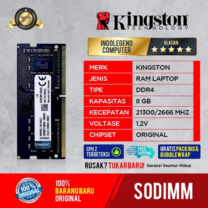Jual Kingston sodim ddr4 8gb pc2666 | Shopee Indonesia