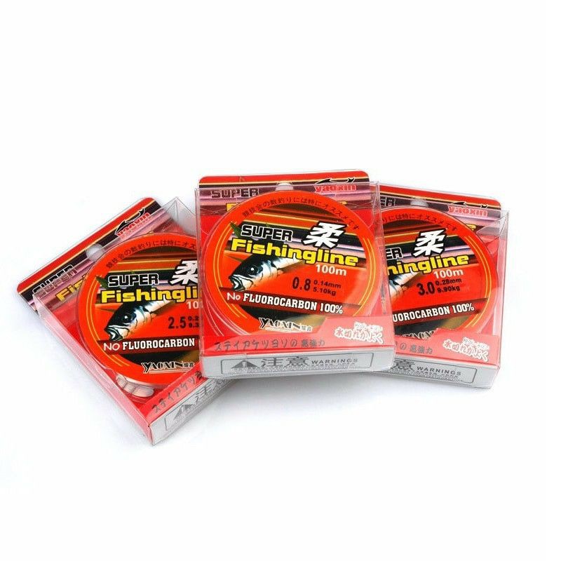 YAOXIN Super Fishingline Senar Tali Pancing Fluorocarbon 100M 4.0