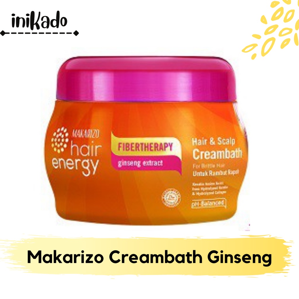 Jual Makarizo Creambath Ginseng 500gr Makarizo Hair Energy Fibertheraphy Creambath Ginseng