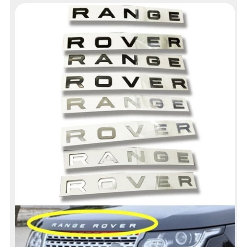 Jual Emblem Range Rover 760mm x 50mm / Set | Shopee Indonesia