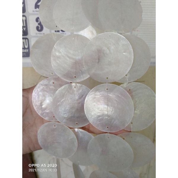 Jual TIRAI SIMPING / GORDEN KERANG SIMPING white (1 set )10 untai 185cm ...