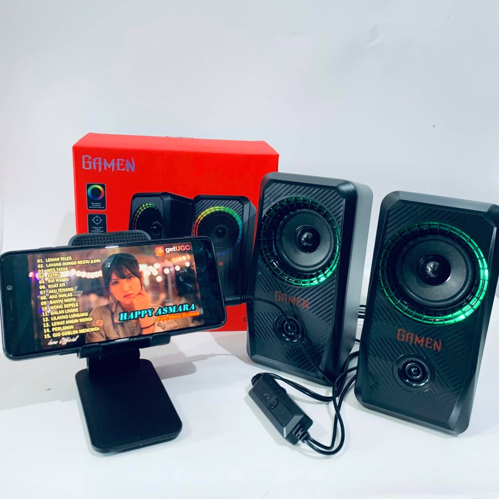 Jual Speaker Gamen Gs Laptop Pc Gaming Soundbar Super Bass Portable Rgb Shopee Indonesia