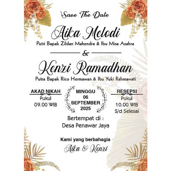 Jual (ISI 100) UNDANGAN,UNDANGAN MINI KOPI,PERNIKAHAN,KHITANAN | Shopee