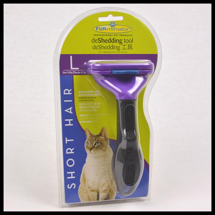 Jual Furminator Sisir Rontok Kucing Short Hair Cat Large | Shopee Indonesia