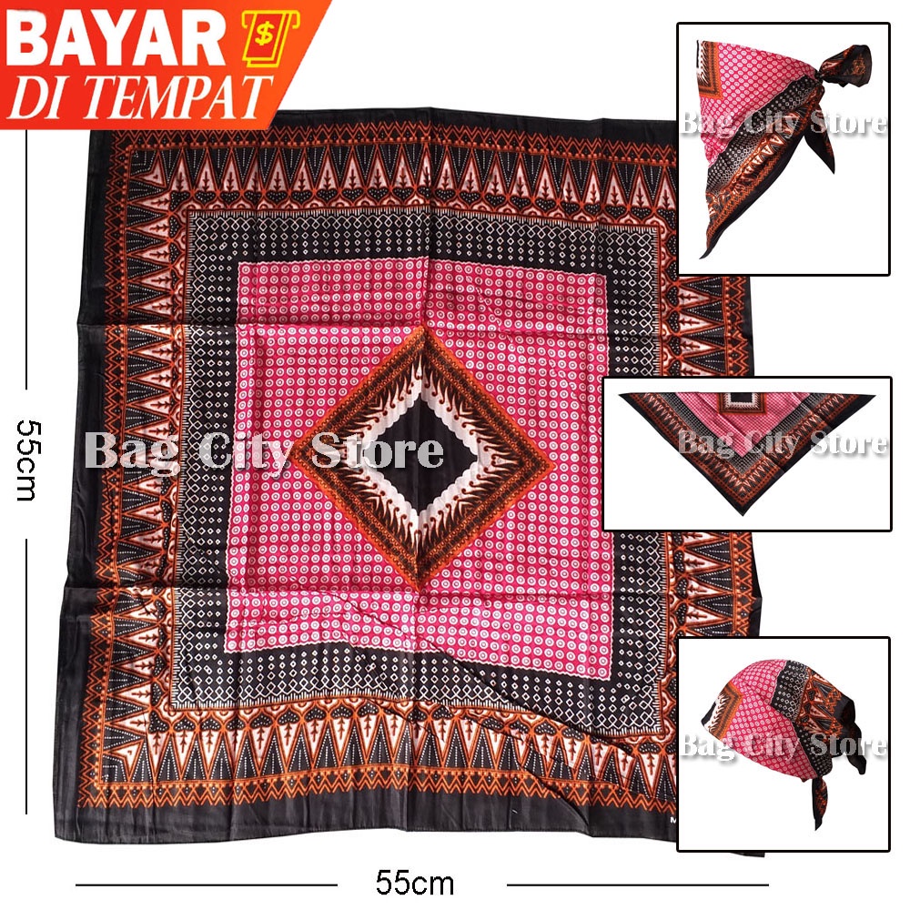 Jual Scraft Slayer Bandana Sapu Tangan Pria Wanita Motif Batik Bcs250 Unisex Slayer Bandana 0821