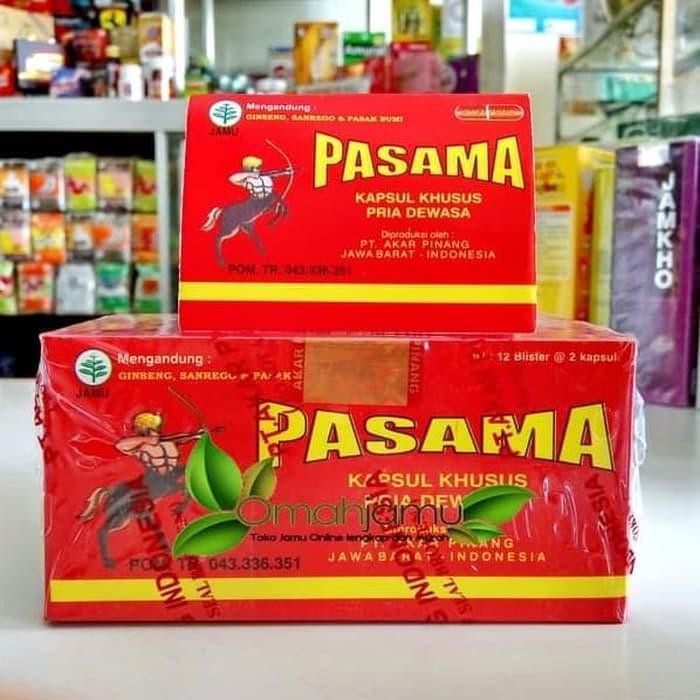 Jual [awas produk palsu][gratis sutra]kapsul herbal pasama / jamu ...