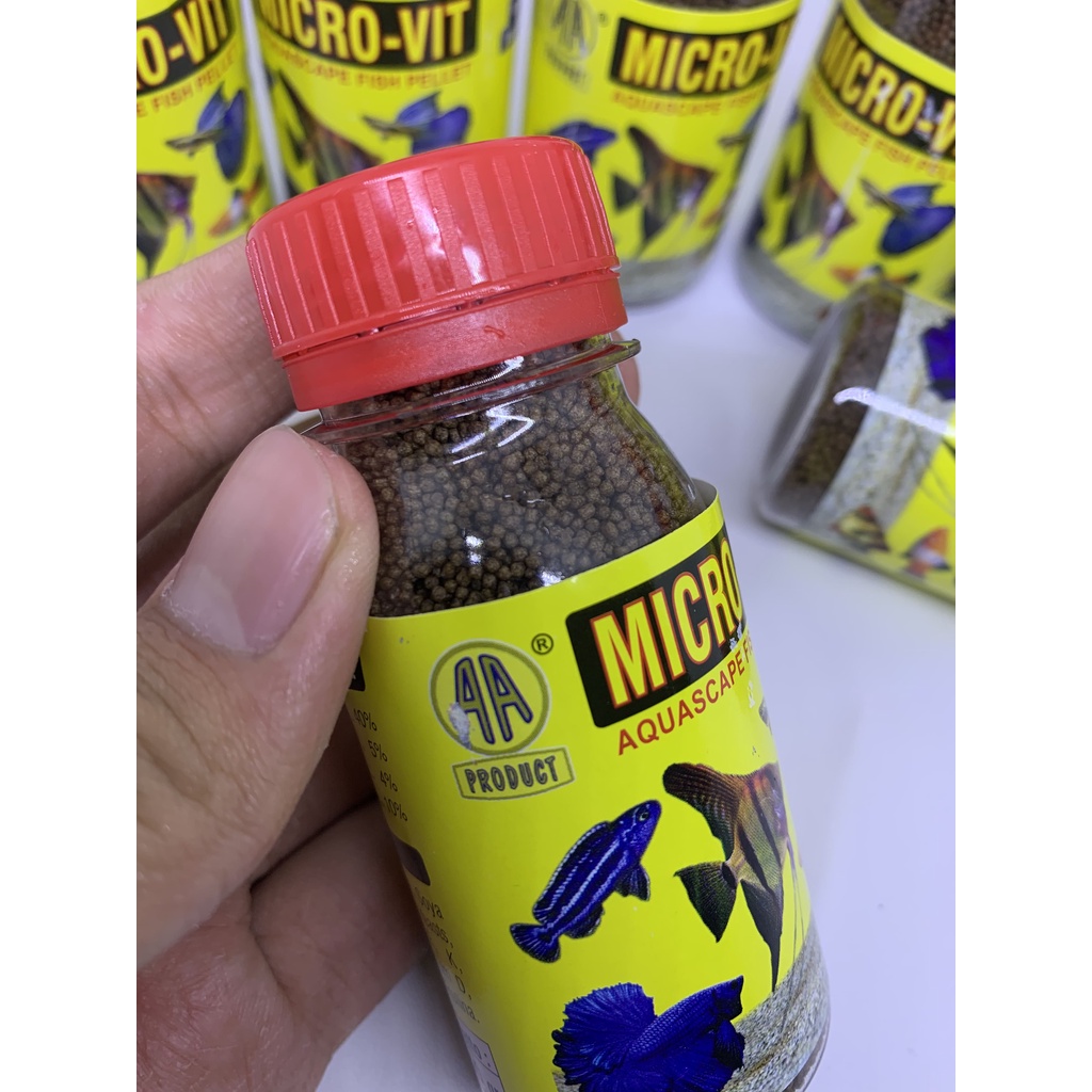 Jual pelet microvit micro-vit mikrovit mikro vit pakan ikan hias ...