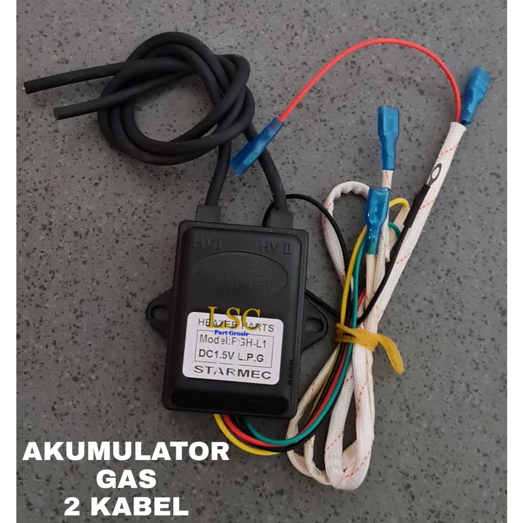 Jual Pemantik Kompor Gas Quantum 2 Kabel DC 1.5V Modul Pemantik Quantum ...