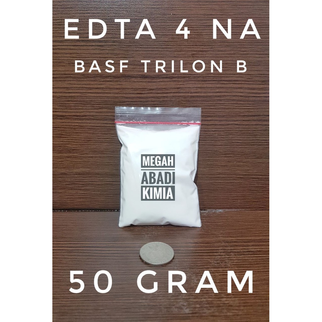 Jual EDTA Teknis EDTA-4Na Vitamin Aki BASF : TRILON-B 50GRAM | Shopee ...