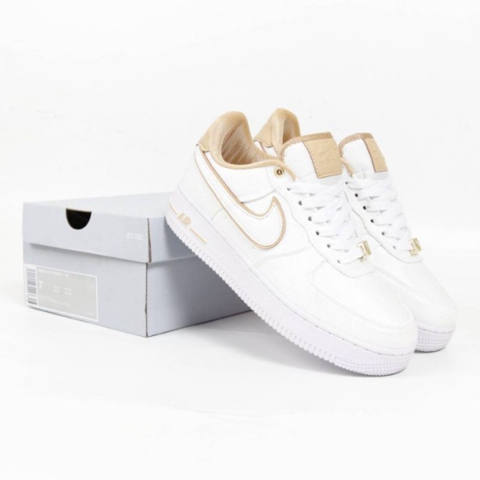 air force 1 07 lux white gold