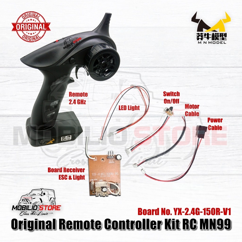 Jual Original Radio Remote Controller Rc MN Kit 2.4 G Support Full ...