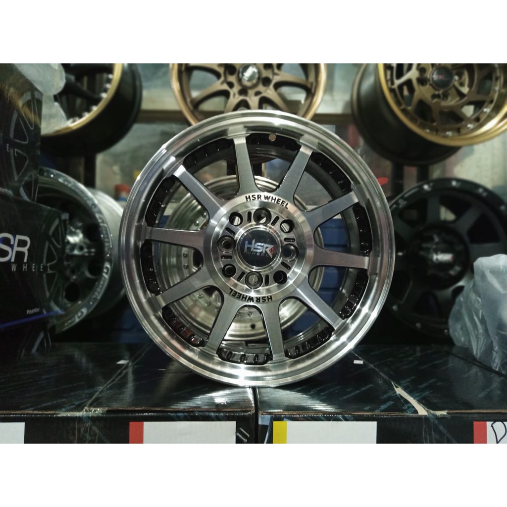 Jual Velg racing HSR R15 GYMKANA BOROKO 01 RING15 Velg Mobil