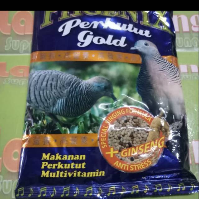 Jual Ponik Gold Phoenix Perkutut Gold Pakan Burung Kutut Campur Makanan