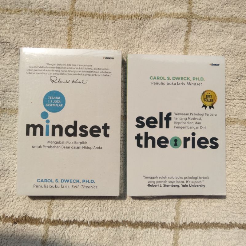 Jual 2 Buku Mindset , Self Theories - Carol S Dweck | Shopee Indonesia