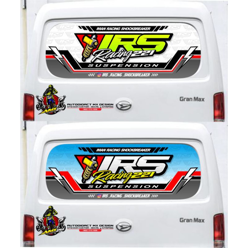 Jual STICKER GRANDMAX BLIND VAN DESAIN SUKA SUKA BAGIAN BELAKANG ...