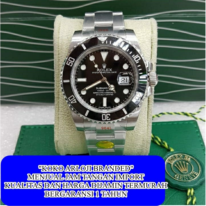 Jual Promo Jam Tangan Rolex Submariner Ln V Noobfactory L Best Clone Garansi Th