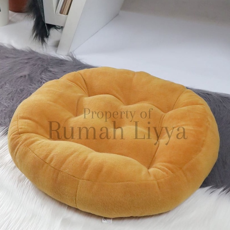 Jual RumahLiyya Cushion Ball Alas Bantal Duduk Bulat Lantai Kursi Sofa ...