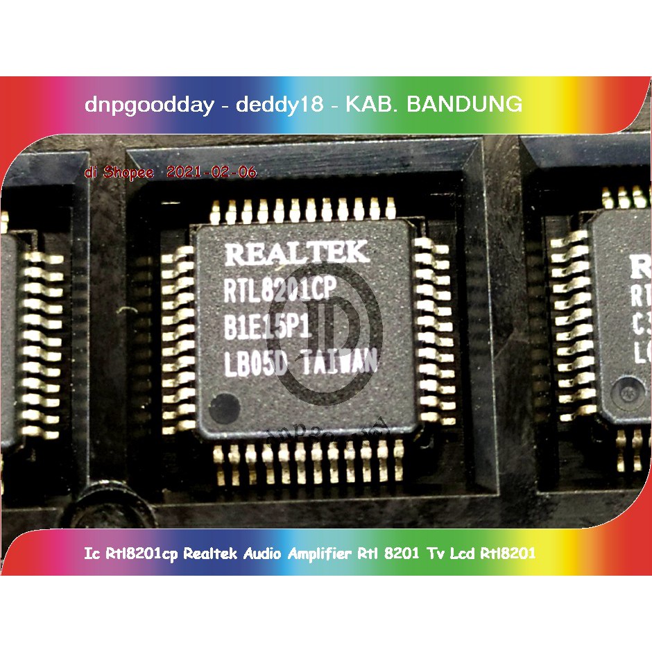 Jual Ic Rtl8201cp Realtek Audio Amplifier Rtl 8201 Tv Lcd Rtl8201 ...