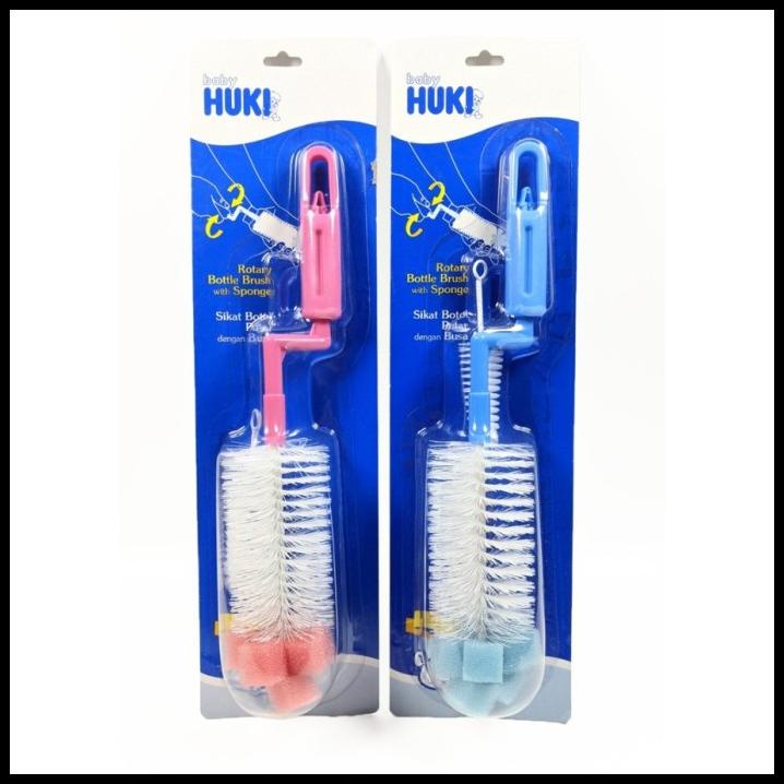 Jual Huki Rotary Bottle Brush Sponge Sikat Cuci Botol Shopee