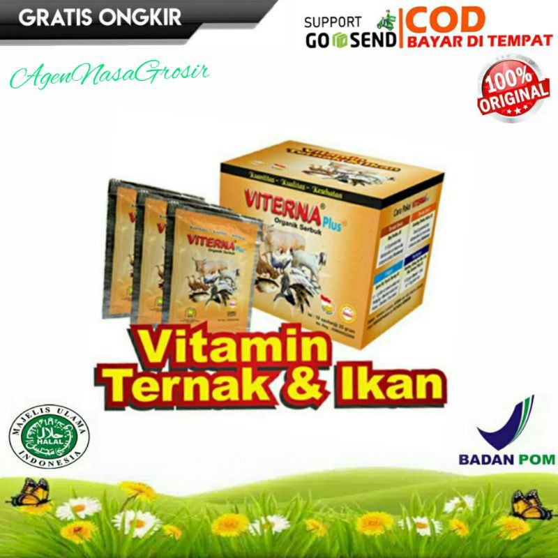 Jual Viterna Plus Organik Serbukvitamin Ternak Dan Ikan Nasa Shopee