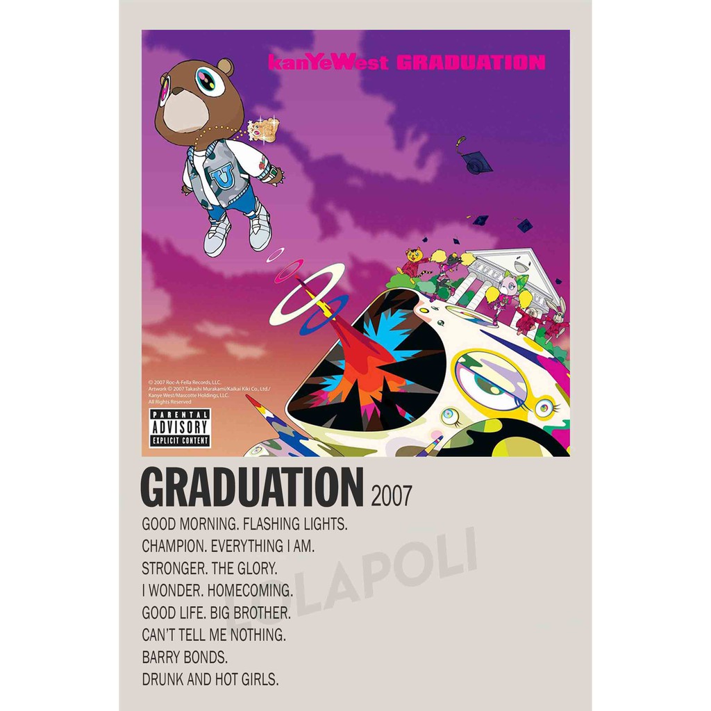 Jual Poster Cover Album Graduation - Kanye West | Shopee Indonesia