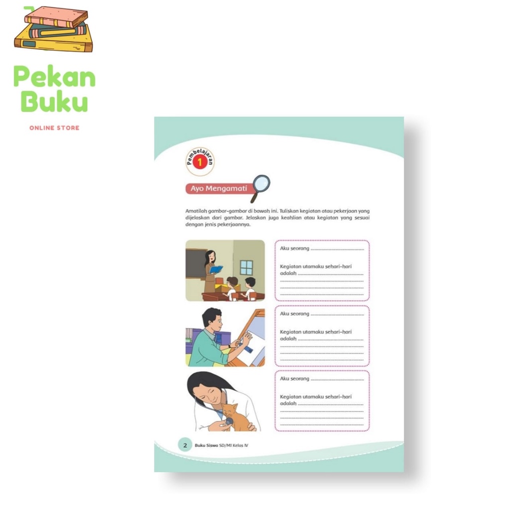 Jual BUKU SISWA TEMATIK SD KELAS 4 TEMA 1 2 3 4 5 6 7 8 9 KURIKULUM ...