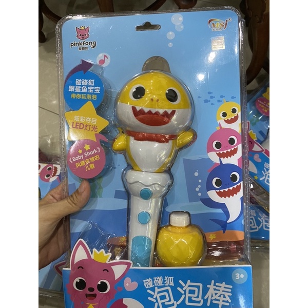 Jual BUBBLE WAND BABYSHARK PINKFONG GELEMBUNG SABUN MAINAN ANAK ...