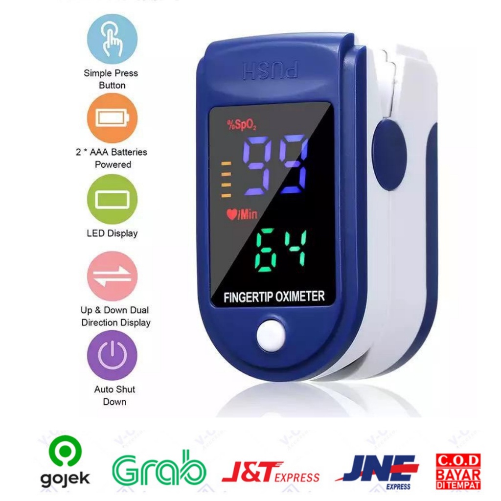 Jual OXIMETER FINGERTIP PULSE OXIMETER LK88 XY010 alat Ukur Kadar