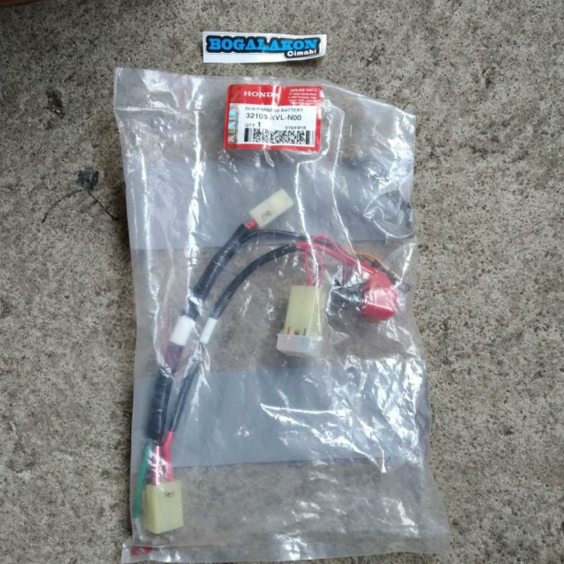 Jual kabel aki supra x 125 betmen lampu 2 original ahm | Shopee Indonesia