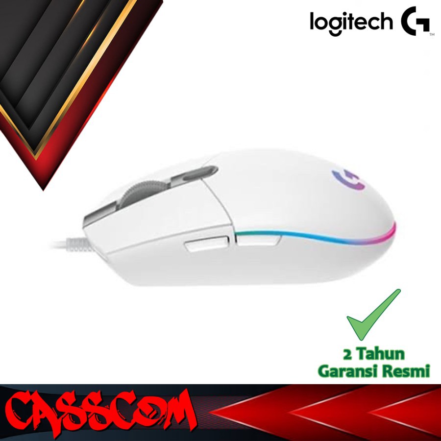 Jual Mouse Gaming Logitech G102 V2 Lightsync RGB - White | Shopee Indonesia