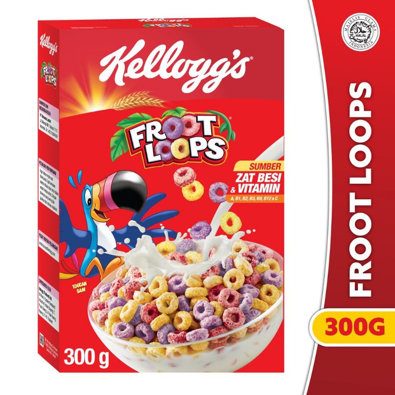 Jual KELLOGGS FROOT LOOPS 300gr KELLOGS FROOT LOOPS 300g Shopee Indonesia