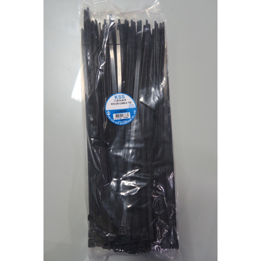 Jual KSS Taiwan cable ties / kabel ties LT 380 isi 100 hitam | Shopee ...