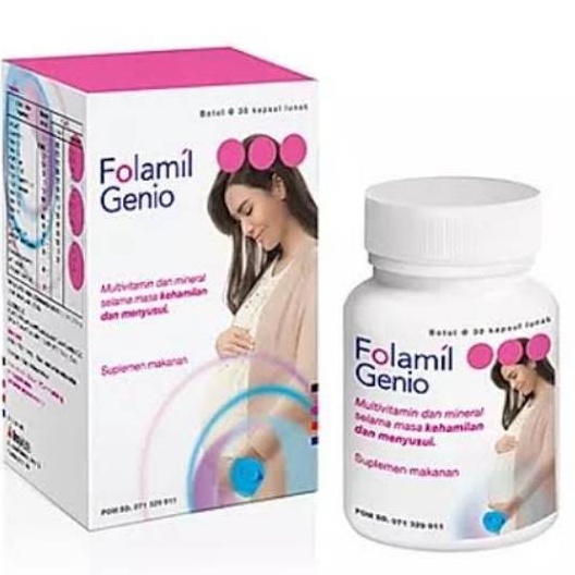 Jual banda aceh Folamil Genio 30 Kapsul Multivitamin dan Mineral