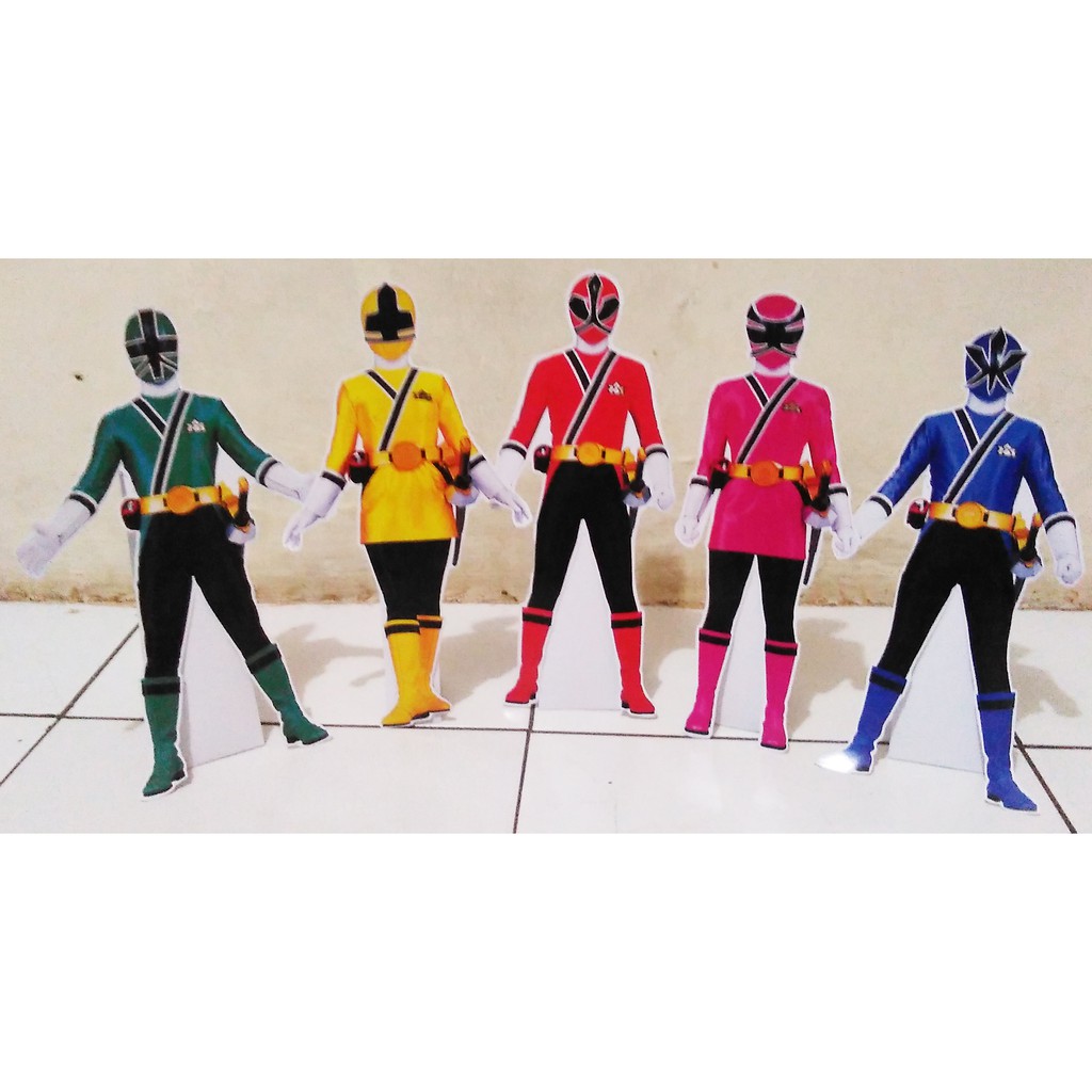 Jual Stand Character Power Ranger Perlengkapan Ulang Tahun | Shopee ...