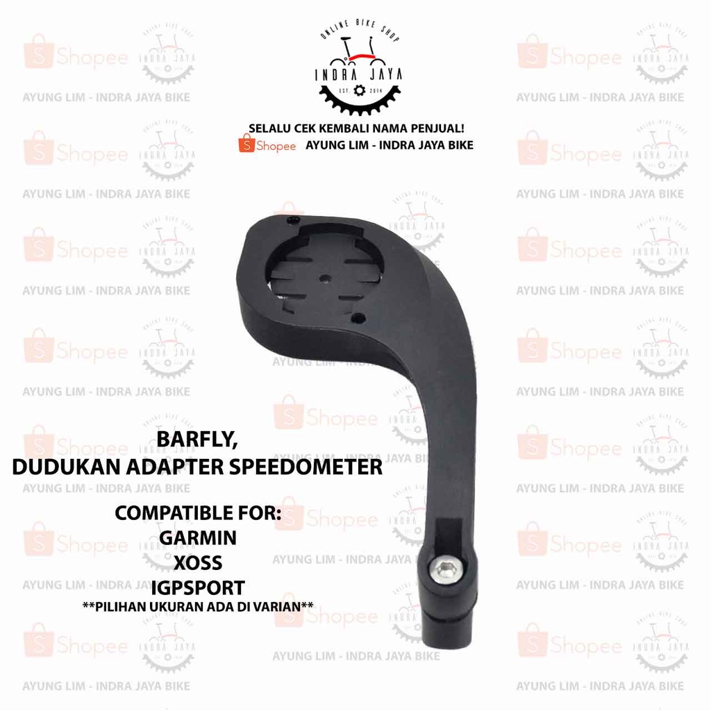 Jual Adapter / Bar Fly / Computer mount Quickview Road for GARMIN ...