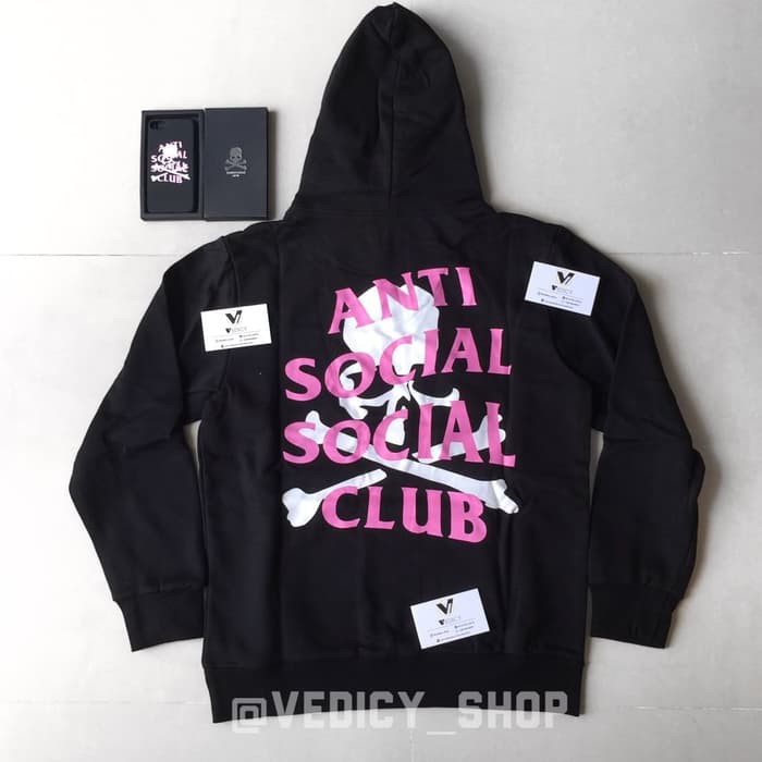 Jual HOODIE JAKET ANTI SOCIAL SOCIAL CLUB MASTERMIND SUPER MIRROR 1 1 ORI Diskon